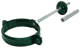 Хомут трубы 90 мм RAL 6005 зеленый мох