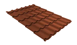 Профиль волновой классик 0,45 PE RAL 8004 терракота