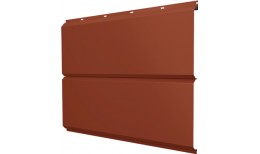 ЭкоБрус new 0,5 Satin Matt TX с пленкой RAL 8004 терракота