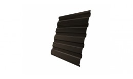 Профнастил C20A 0,5 GreenCoat Pural BT, matt RR 32 темно-коричневый (RAL 8019 серо-коричневый)
