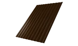 Профнастил С8A v03 0,45 Print Elite с пленкой Choco Wood TwinColor