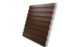 Профнастил C20A 0,4 PE с пленкой RAL 8017 шоколад
