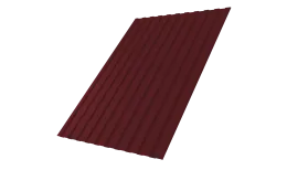 Профнастил С8A v03 0,5 Satin с пленкой RAL 3005 красное вино