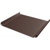 Кликфальц Про Гофр Grand Line 0,45 Drap TwinColor с пленкой на замках RAL 8017 шоколад