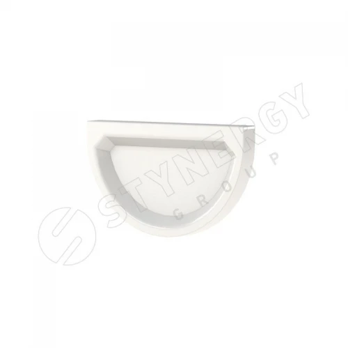 Заглушка желоба D185 RAL 9003