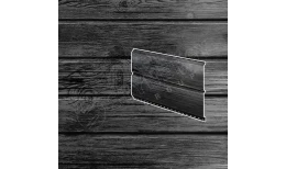 Сайдинг Евробрус гофрированный PRINT Дуб серый 3D (WOM01) 0.45
