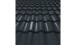 Металлочерепица Garda CORUNDUM50® RAL 7016 (антрацитово-серый) 0.50