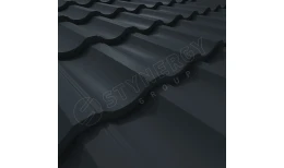 Металлочерепица Garda GreenCoat Pural BT® матовый RR2H3 (антрацитово-серый) 0.50