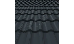 Металлочерепица Garda GreenCoat Pural BT® матовый RR2H3 (антрацитово-серый) 0.50