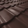 Металлочерепица СМ Классик CORUNDUM50® RAL 8017 (шоколадно-коричневый) 0.50