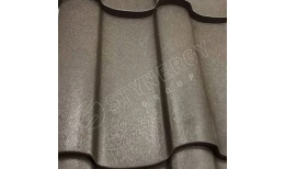 Металлочерепица Stella Rooftop Бархат® RR32 (серо-коричневый) 0.50