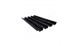 Профнастил Н60 CORUNDUM50® матовый RAL 9005 (глубокий черный) 0.50 B