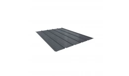 Профнастил ST15 PURRUS Pro® матовый RAL 7024 (графитовый серый) 0.50