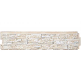 Фасадная панель ЯФАСАД Крымский сланец (Слоновая кость)