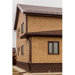 Фасадная панель ЯФАСАД Крымский сланец (Гречневый)