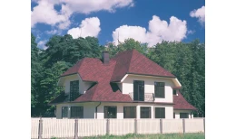 Гибкая черепица Ruflex Runa Темный шоколад