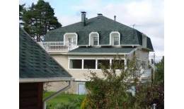 Гибкая черепица Ruflex Runa Темный шоколад