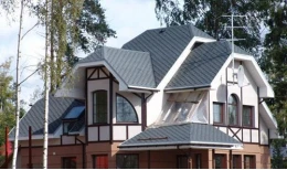 Гибкая черепица Ruflex Sota Темный шоколад