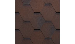 Гибкая черепица Ruflex Mint Коричневый
