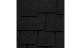Гибкая черепица Ruflex Dranka Deep Black