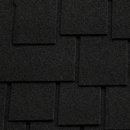 Гибкая черепица Ruflex Dranka Deep Black