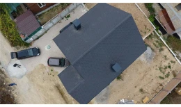 Гибкая черепица Standard, Сота, Серый