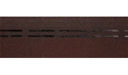 Коньково-карнизная черепица Premium, зрелый каштан