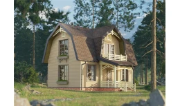 Сайдинг Premium, Брус, карамель