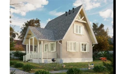 Сайдинг Premium, Брус, крем-брюле