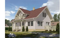 Сайдинг Premium, Брус, пломбир