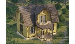 Сайдинг LUX под дерево, Блок-Хаус, миндаль