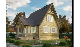 Сайдинг LUX под дерево, Блок-Хаус, миндаль