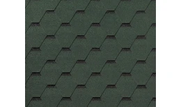 RoofShield черепица Фемили Лайт Стандарт (3м2) Зеленый с оттенением