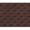 RoofShield черепица Фемили Лайт Стандарт (3м2) Коричневый с оттенением