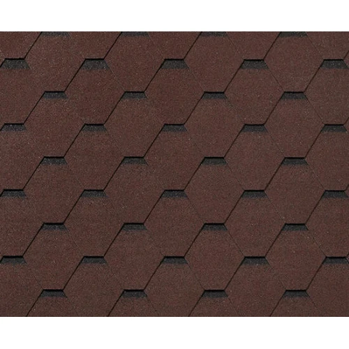 RoofShield черепица Фемили Лайт Стандарт (3м2) Коричневый с оттенением