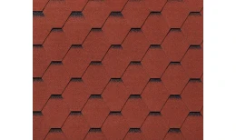 RoofShield черепица Фемили Лайт Стандарт (3м2) Красный с оттенением