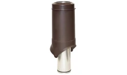 Выход вентиляции Krovent Pipe-VT 125 is коричневый