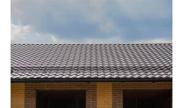 Металлочерепица кредо 0,5 Rooftop Бархат RAL 9005 черный