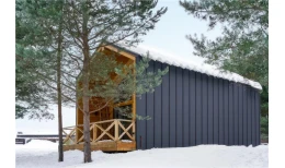 Кликфальц Pro Grand Line 0,5 PurLite Matt с пленкой на замках RAL 7024 мокрый асфальт