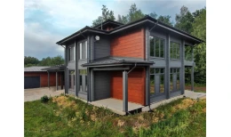 Кликфальц Pro Grand Line 0,5 PurLite Matt с пленкой на замках RAL 7024 мокрый асфальт