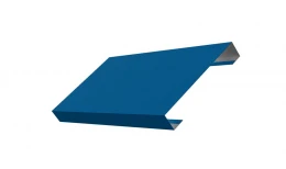 Ламель лицевая 125 жалюзи Texas 0,5 Satin с пленкой RAL 5005 сигнальный синий