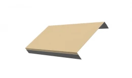 Ламель обратная 150 жалюзи Texas 0,45 PE с пленкой RAL 1014 слоновая кость