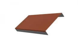 Ламель обратная 150 жалюзи Texas 0,45 PE с пленкой RAL 8004 терракота