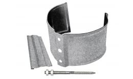 Кронштейн трубы на кирпич Optima 100мм Zn