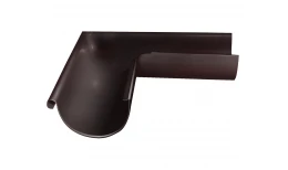 Угол желоба внешний Optima 90гр 150мм RAL 8017