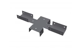 Кронштейн Х 60х60 Colority Black RAL 7004