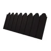 Профнастил C10A фигурный 0,5 Satin Matt RAL 9005 черный