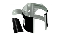 Кронштейн трубы на дерево Optima 90мм RAL 9005 черный