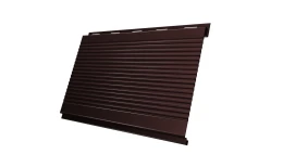 Вертикаль 0,2 gofr 0,5 Satin Matt TX с пленкой RAL 8017 шоколад