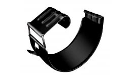 Соединитель желоба Optima 125мм RAL 9005 черный